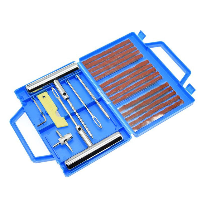23PCS Car Tire Repair Kit Patch Plug Puncture Emergency for Car Truck Motorbike