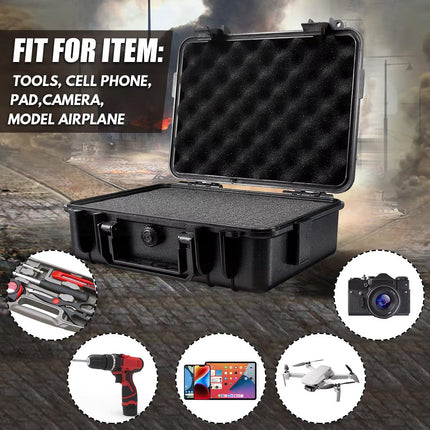 2 Sizes Plastic Equipment Box Portable Power Storage Customized Watch Toolbox