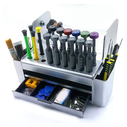 Tool Cabinet Multifunctional Desktop Organizer Screwdriver Parts Rack Case
