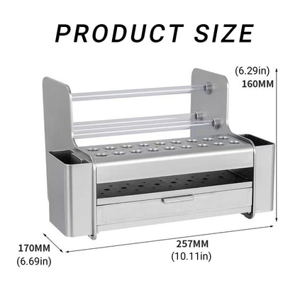 Tool Cabinet Multifunctional Desktop Organizer Screwdriver Parts Rack Case
