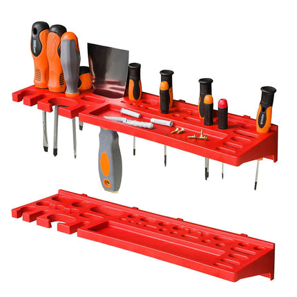 49PCS Plastic Tool Storage Box Wall Organizer Parts Cabinet Hanging Toolbox Use