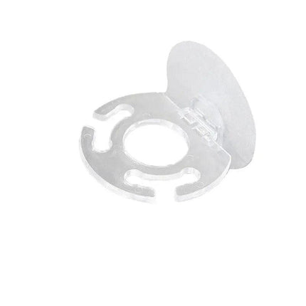 Toothbrush Holder Wall Mount Sucker Bathroom Suction Cup Toothpaste Storage Rack - Aimall