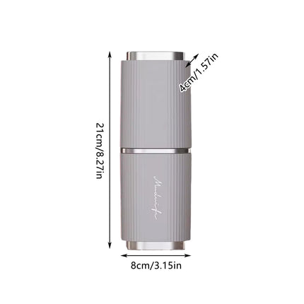 2-in-1 Travel Tooth Cup Portable With Lid Toothbrush Storage Case Toiletry Set