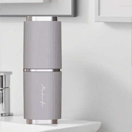 2-in-1 Travel Tooth Cup Portable With Lid Toothbrush Storage Case Toiletry Set