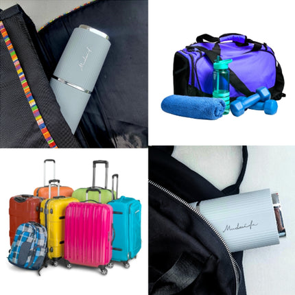 2-in-1 Travel Tooth Cup Portable With Lid Toothbrush Storage Case Toiletry Set