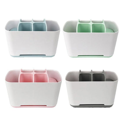 Electric Toothbrush Holder Bathroom Caddy Storage Large Multifunction Organizer - Aimall