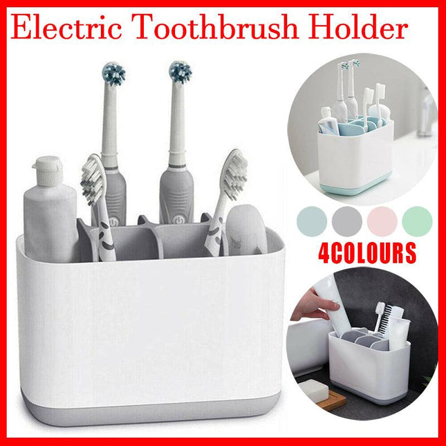 Electric Toothbrush Holder Bathroom Caddy Storage Large Multifunction Organizer - Aimall