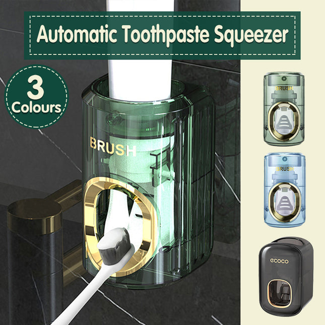 Automatic Toothpaste Dispenser Wall Mounted Toothpaste Squeezer Bathroom