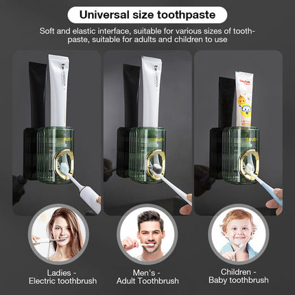 Automatic Toothpaste Dispenser Wall Mounted Toothpaste Squeezer Bathroom