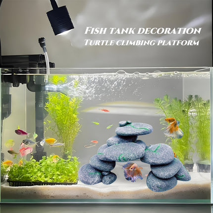 Turtle Climbing Platform Staircase Balcony Ramp for Aquarium Fish Tank Habitat