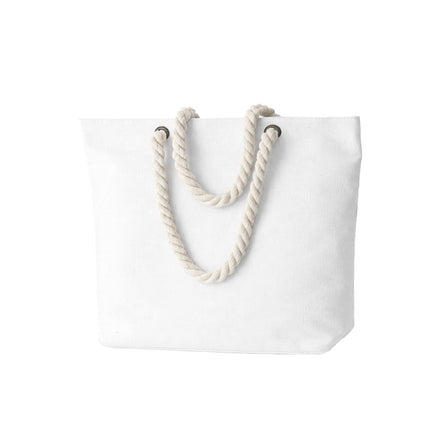 Blank Canvas Tote Bags 3 Pack Rope Handles Two Sizes