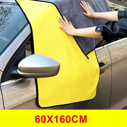 Extra Large Car Wash Towel Double Sided Absorbent Cleaning Car Drying Towel