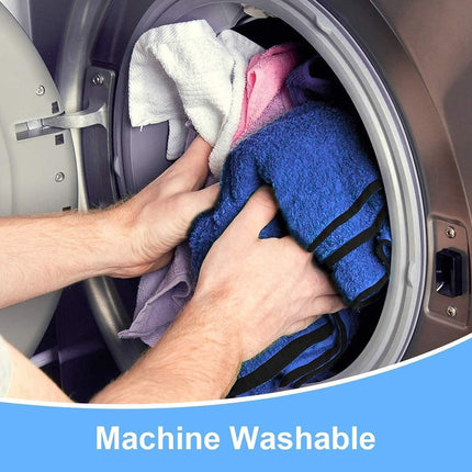 4pcs Car Wash Towels Double Sided Cleaning Wipe Microfiber Cloths Auto Detailing
