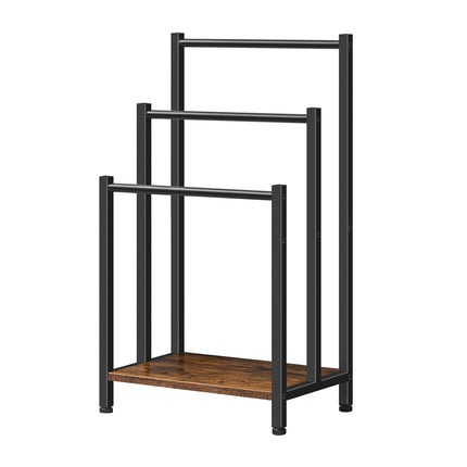 3 Bar Metal Towel Storage Rack 40x28x80.3cm Durable for Bathroom Bedroom Use
