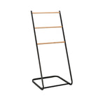 Simple L-Shaped Metal Towel Drying Rack Stable for Clothes Towel Storage Indoor