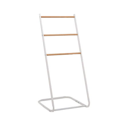 Simple L-Shaped Metal Towel Drying Rack Stable for Clothes Towel Storage Indoor
