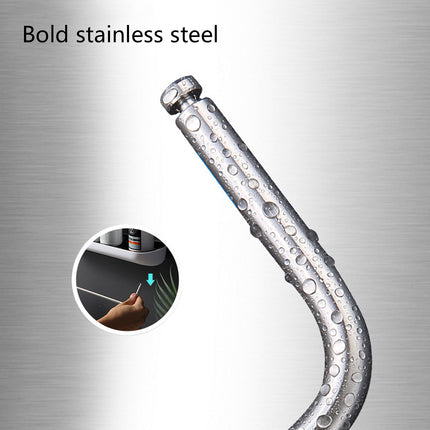 Kitchen Bathroom Wall-Mounted Storage Rack Rustproof Aluminum Easy Install