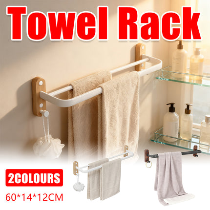 Bathroom Towel Rack Space Saving Durable Material for Restroom Washroom Storage