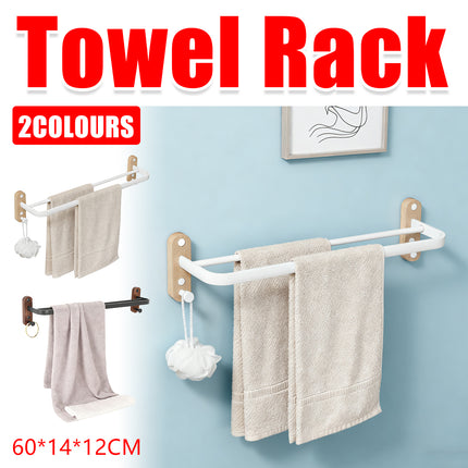 Bathroom Towel Rack Space Saving Durable Material for Restroom Washroom Storage