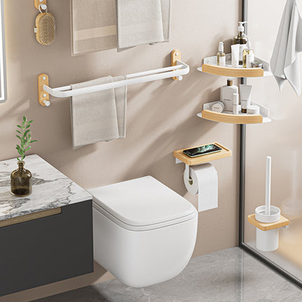 Bathroom Towel Rack Space Saving Durable Material for Restroom Washroom Storage