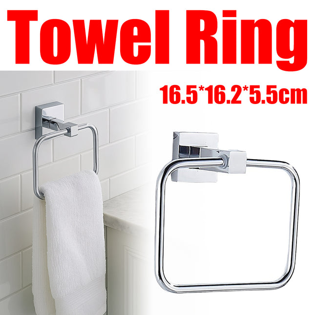 Bathroom Towel Rack and Towel Rod Hanger Wall Mounted for Bathroom Organizer