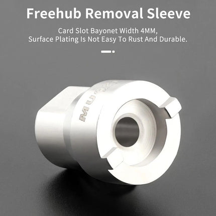 Bicycle Freehub Remover Stainless Steel Bike Hub Bearing Removal Wrench Tool