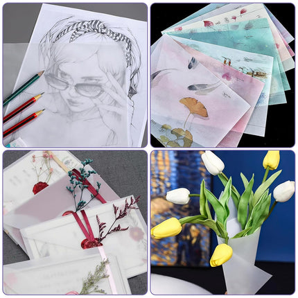 Tracing Paper for Drawing and Copying Translucent Thin Paper Ideal Art Sketching