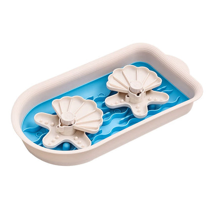 Dog Feeding Bowl Slow Food Dish Anti Gulp Pet Feeder Non Slip Dog Basin Puppy