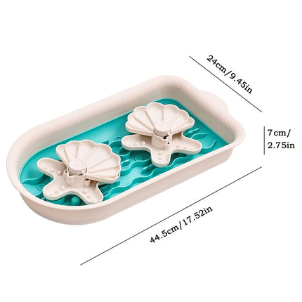 Dog Feeding Bowl Slow Food Dish Anti Gulp Pet Feeder Non Slip Dog Basin Puppy