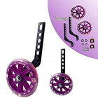 12–20 Inch Bike Training Wheels Flashing PVC Silent Stabilizer Auxiliary Support