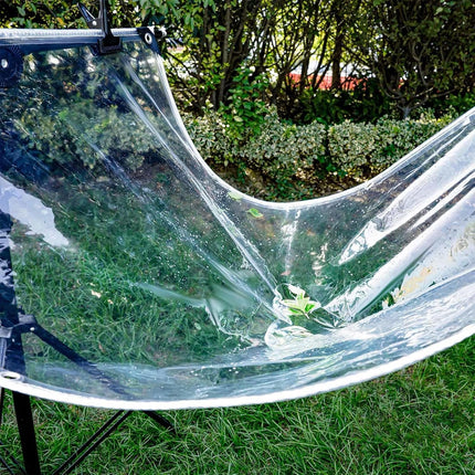 Clear PVC Tarpaulin Tarp With Grommets Heavy Duty Waterproof Patio Ground Cover