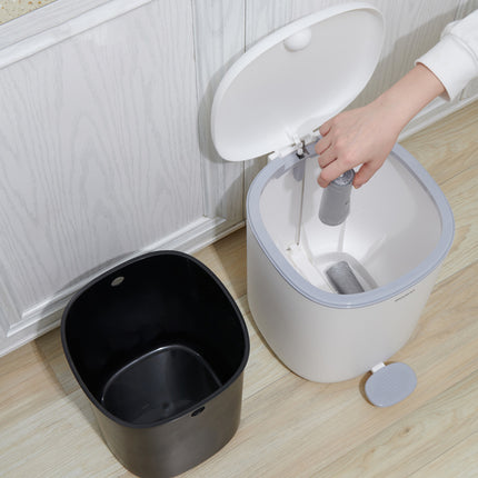 7L or 11L Foot Pedal Trash Can for Living Room Bedroom Bathroom Odor Proof Durable