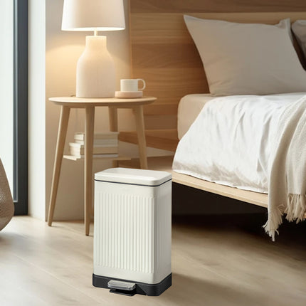 9L Large Capacity Kitchen Stainless Steel Trash Can Waste Disposal Odor Proof