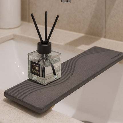 Bathroom Kitchen Sink Drying Mat Quick Dry Cup Mat Waterproof For Home Kitchen