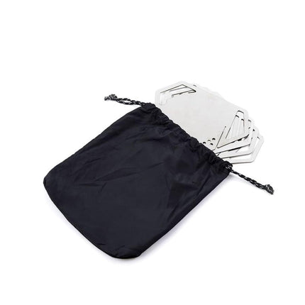 Portable Stainless Steel BBQ Grill Outdoor Folding Charcoal Barbecue Stove