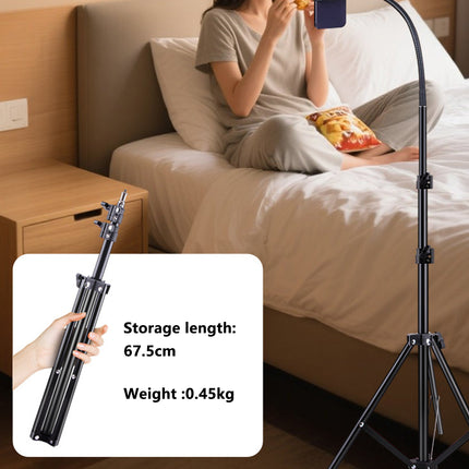 Tripod with Hose Adjustable Height Stable Stand for Live Streaming Photography