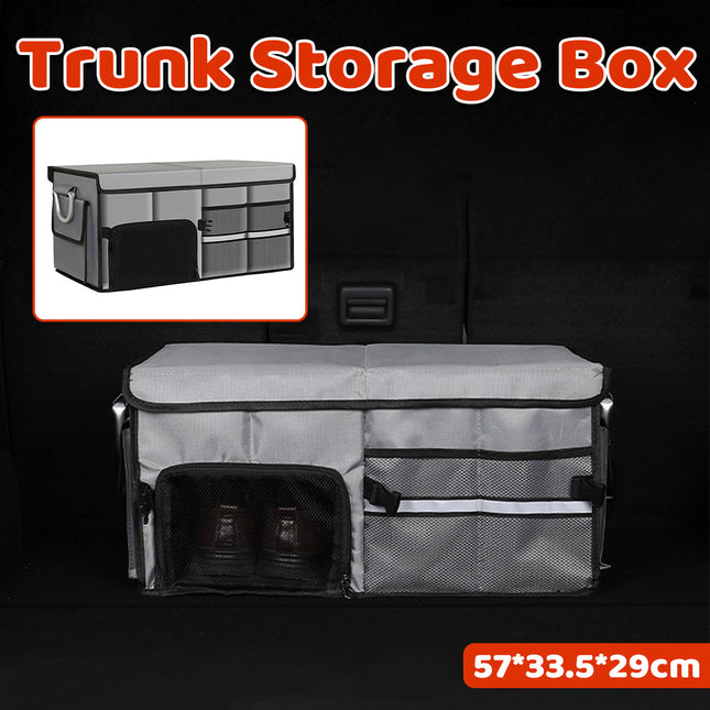 Car Trunk Storage Box Organizer Durable Waterproof Non Slip For SUV Sedan Auto