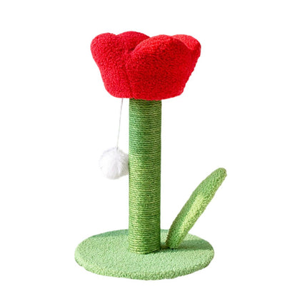 Tulip Cat Scratching Post Durable Sisal Cute Pet Toy Furniture Protector for Cat