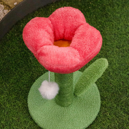 Tulip Cat Scratching Post Durable Sisal Cute Pet Toy Furniture Protector for Cat