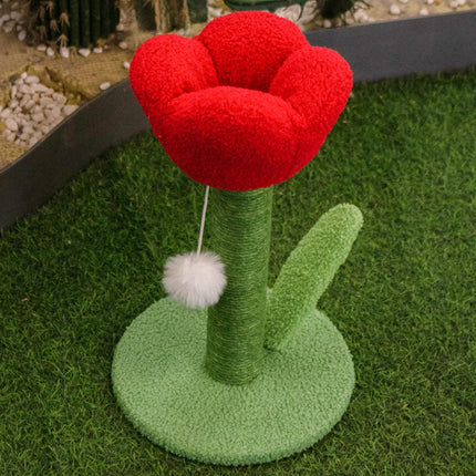Tulip Cat Scratching Post Durable Sisal Cute Pet Toy Furniture Protector for Cat