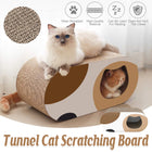 Durable Cat Tunnel Scratcher Bed Combo Interactive Toy House For Kittens Pets