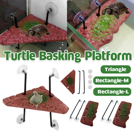 Turtle Basking Platform Floating Dock Durable 3 Options for Aquarium Tank Use