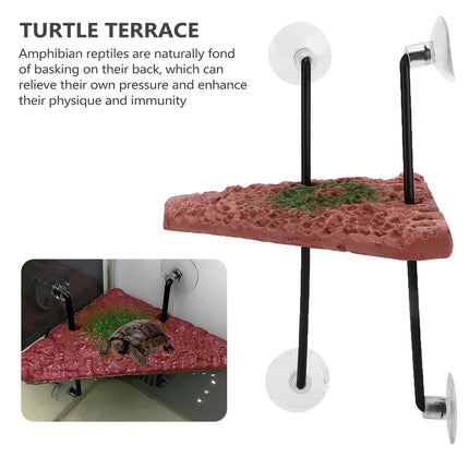 Turtle Basking Platform Floating Dock Durable 3 Options for Aquarium Tank Use