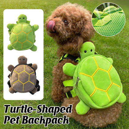 Turtle Shape Dog Self Backpack Large Capacity Pet Knapsack Pet Snack Bag Pet Use