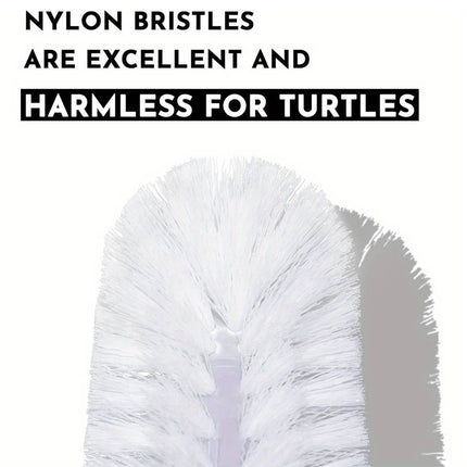 Suction Cup Cleaning Brush Soft Bristle Turtle Shell and Glass Tank Scrubber