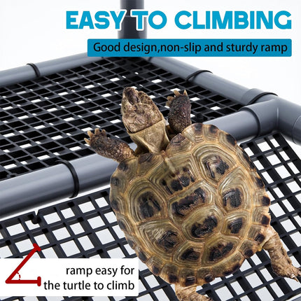Turtle Basking Platform Reptile Climbing Rack Non Slip for Tortoise Amphibian