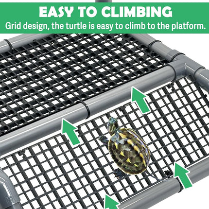 Turtle Basking Platform Reptile Climbing Rack Non Slip for Tortoise Amphibian