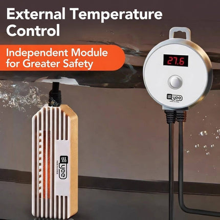 Mini Turtle Tank Heater Rod Digital Display Thermostat Explosion Proof 25W 50W