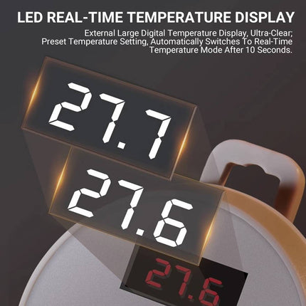 Mini Turtle Tank Heater Rod Digital Display Thermostat Explosion Proof 25W 50W