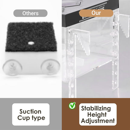 Turtle Basking Platform Floating Dock Clear Durable for Aquarium Tank